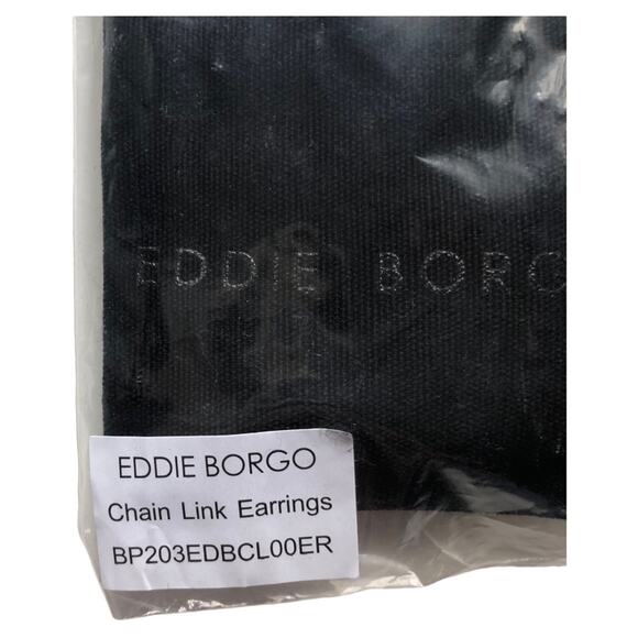 Eddie Borgo NWT Classic 12 Karat Gold Plated Supra Link Drop Earrings - Picture 10 of 15